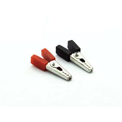 Alligator Clip Red and Black Pair (Pack of 10) – ArrowTechCart