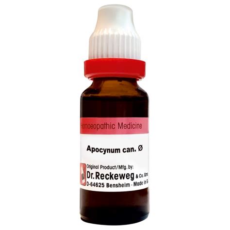 Dr. Reckeweg Apocynum Can Q Mother Tinctures, Buy Dr. Reckeweg Apocynum ...