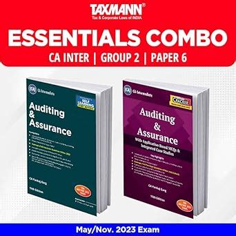 Buy Taxmann's ESSENTIALS Combo for CA Intermediate May/Nov. 2023 Exams ...