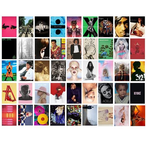 Album Cover Posters, Album Covers Wall Collage Kit Aesthetic Pictures ...