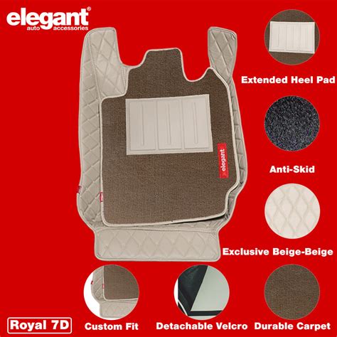 Royal 7D Car Floor Mats Beige For Citroen C3 – Elegant Auto Retail