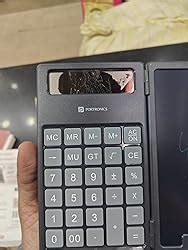 Portronics Ruffpad Calc 2-in-1 Calculator & LCD Writing Pad with 6.5 ...
