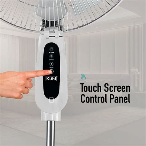 Kühl Inspira P2 (450 mm -18”) | BLDC Pedestal Fan with Remote | Touch