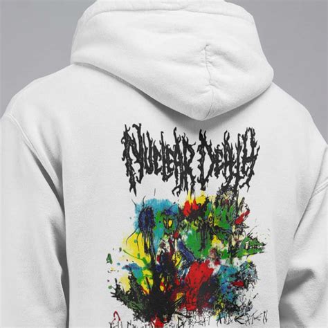 Nuclear Death Band Hoodie, Nuclear Death Our Dead Hooded Sweatshirt ...