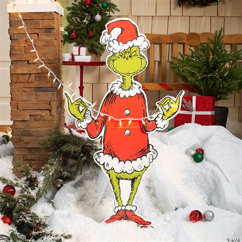 Dr. Seuss™ The Grinch Stealing Lights Christmas Decoration