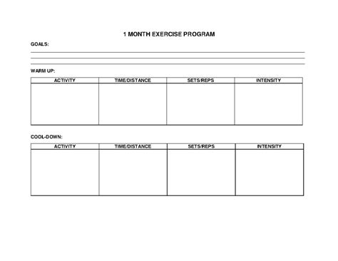 Image result for Exercise Program Examples