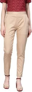 Rocksy Slim Fit Women Beige Trousers - Buy Rocksy Slim Fit Women Beige ...