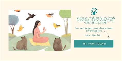 Animal Communication and Animal Reiki Shoden Certification Tickets ...