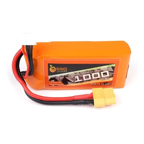 Buy Orange 11.1V 1000mAh 30C 3S LIPO Battery Pack @sumeetinstruments.com