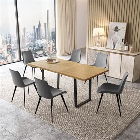 ZckyCine Dining Table Set for 6-8 People Kitchen India | Ubuy