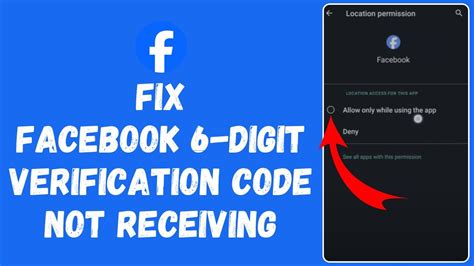 Facebook Six Digit Code 的图像结果