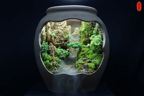 山水工坊: 流水造景生態缸