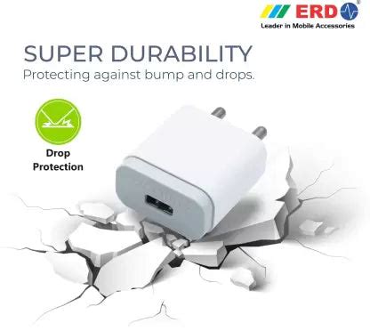 Buy ERD Mobile Charger with Micro USB Cable, 2.0 AMP (Fast Charging ...