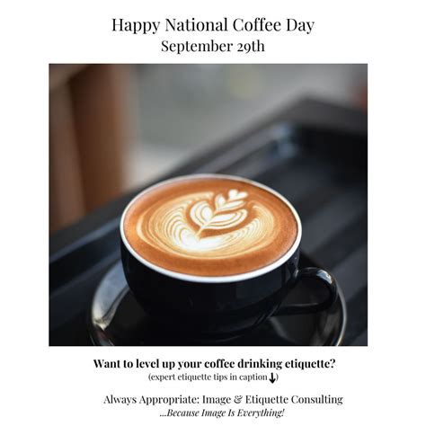 Coffee Drinking Etiquette