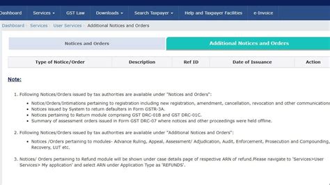 GST Portal Update: GSTN redesigns Notices and Orders Tab