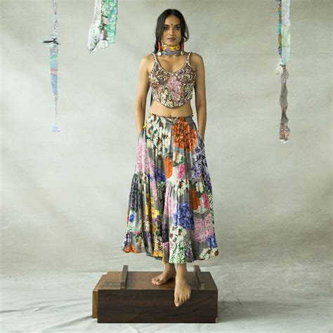 Buy Gajra Lehenga Set For Women | Indyverse