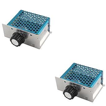 (2 pc) Pro3D 4000W 220V SCR Voltage Regulator Dimmers Speed Controller ...