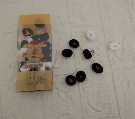 AM1252 Mini Hair Tie Rubber Multi Color Soft Tiny Small Elastic Rubber ...