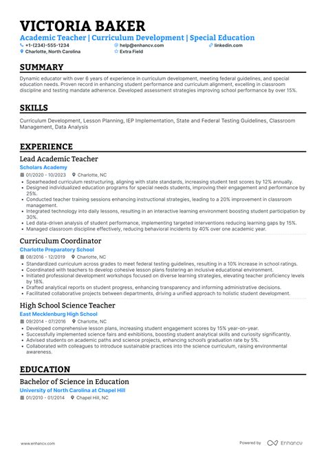 8 Student Teacher Resume Examples & Guide for 2025