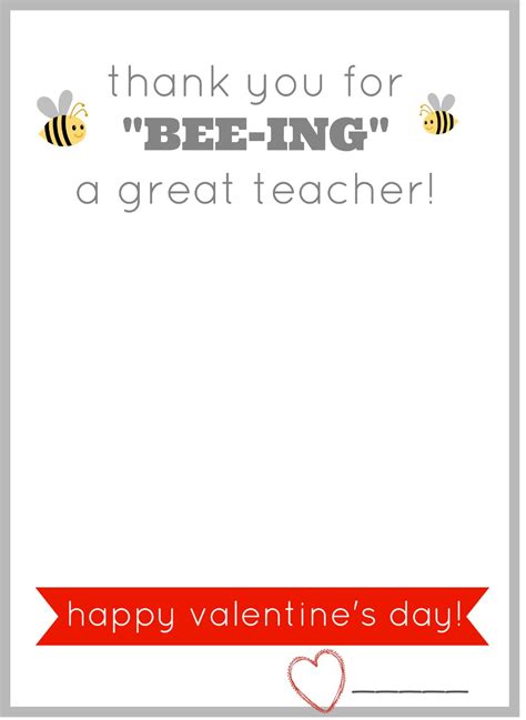 Happy Valentines Day Teacher Printable - Printable New Year Banners
