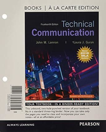 Buy Technical Communication: New! 2016 Mla Updates Book Online at Low ...