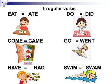 Past Simple Tense Irregular Verbs Catch - Design Talk