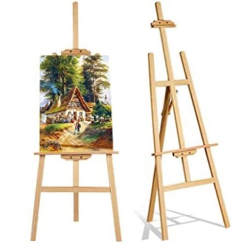 Buzz Cool Wooden Easel Stand | 5 Feet Canvas Painting Stand for Artists ...