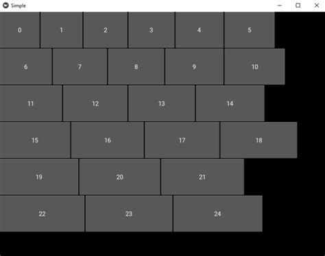 Kivy Android Stack 的图像结果