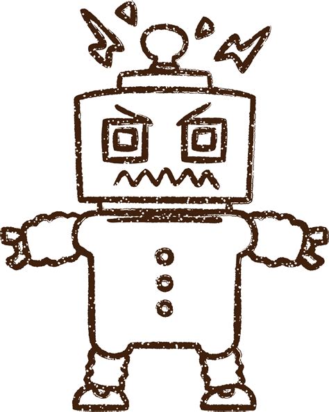 Image result for Angry Robot Drawing