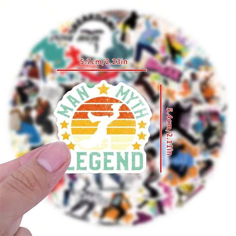 Breakdancing Stickers 55PCS Retro Street Dance Stickers Aesthetics ...