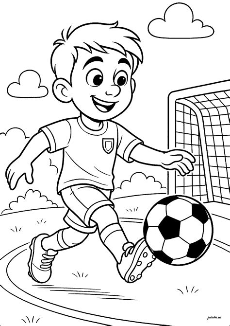 Football Coloring Pages For Preschoolers