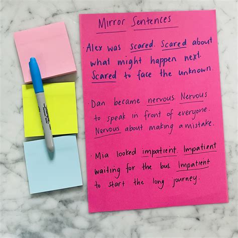 Mirror Sentences | High quality literacy lesson - Cleverbean