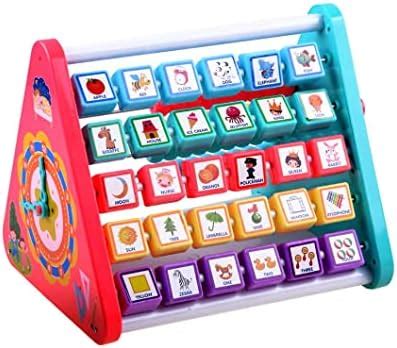 Nijek Store 5 in 1 Activity Triangle Center Cube Alphabet Blocks Abacus ...