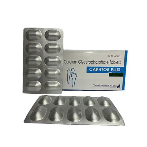 Caphtor Plus - Calcium Glycerophosphate Tablets - Cledral Life Sciences
