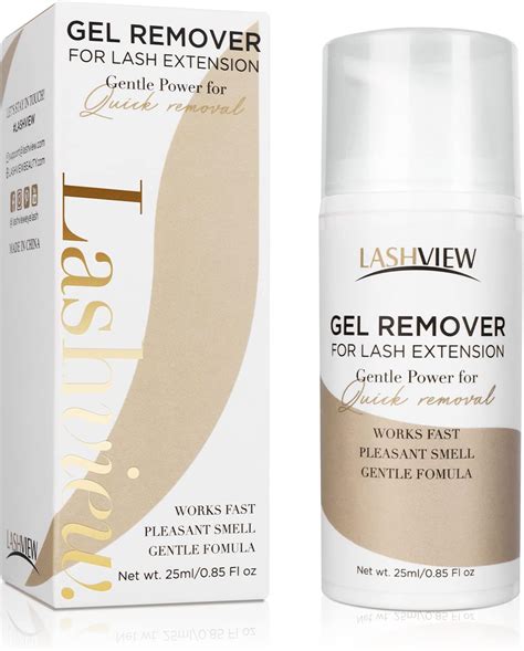 LASHVIEW Eyelash Extension Remover,0.84 Fl Oz/25ml Eyelash Remover for ...
