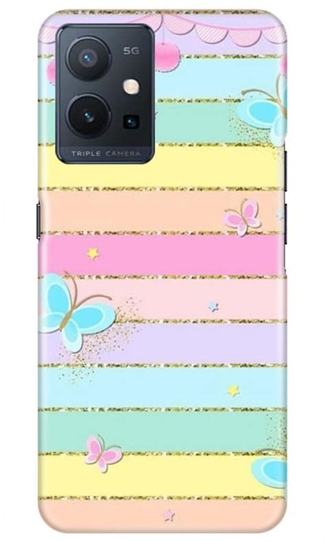 Hard Plastic 3D Printed for Vivo T1 5G/Y75 5G/Y55 5G Flower Multi ...