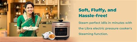Libra 6 Litre Electric Cooker | Electric Pressure Cooker with Advanced ...