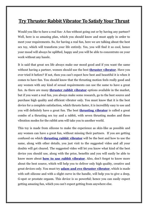 Image result for Using Rabbit Thruster