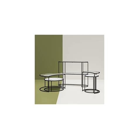 Buy Mr. Kate Moon Phases Nesting Coffee Tables, White Marble Online at ...