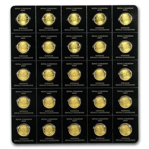 Canadian Gold Maplegram25 2021 - 25 x 1 g