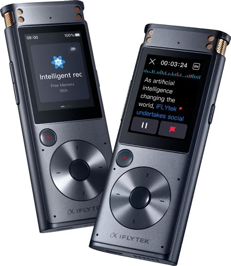 iFLYTEK Smart Voice Recorder, Offline Voice Recorder with Playback ...