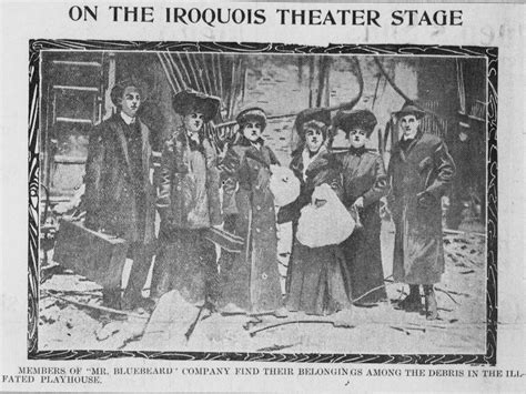 Pin by George Howe on Iroquois Theatre Fire - December 30, 1903 ...
