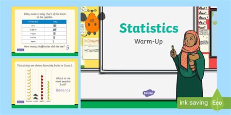 Year 2 Statistics Maths Warm-Up PowerPoint
