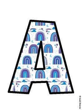 Boho Rainbow Bulletin Board Decor Kit, Boho Rainbow Bulletin Board ...