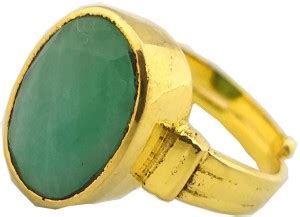 RS JEWELLERS RS JEWELLERS Emerald Panna 6.40 ratti Stone Panchdhatu ...