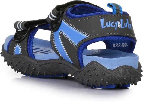 Liberty Brand Boy's BEN-10 R.Blue Velcro Sports Sandal Flip Flop ...