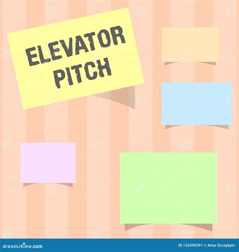 Passo Do Elevador Do Texto Da Escrita Conceito Que Significa O Discurso ...