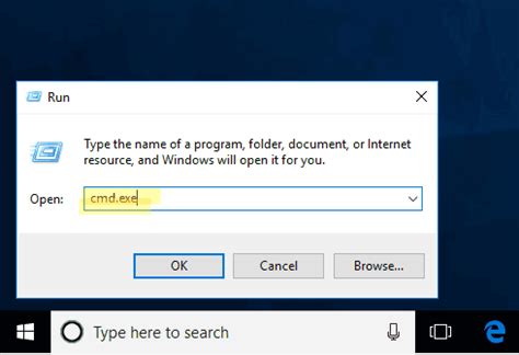 Open Command Prompt in Windows 10 的图像结果