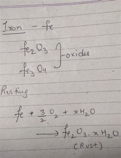 Tell a metal that forms two types of oxides and rests in moisture, and ...