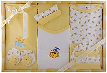 Mini Berry New Born Baby Gift Set in Yellow Color 10 PCS : Amazon.in ...